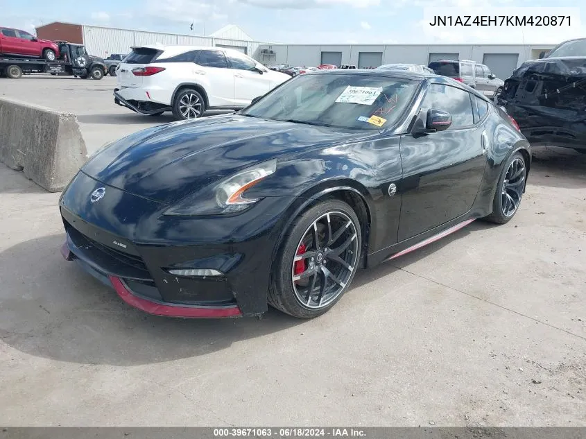 JN1AZ4EH7KM420871 2019 Nissan 370Z Nismo