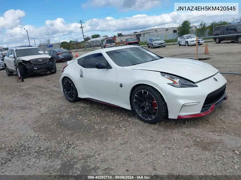 JN1AZ4EH5KM420545 2019 Nissan 370Z Nismo