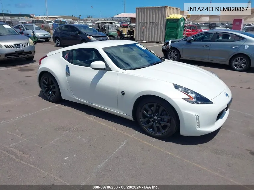 2020 Nissan 370Z 7-Speed Automatic VIN: JN1AZ4EH9LM820867 Lot: 39706233