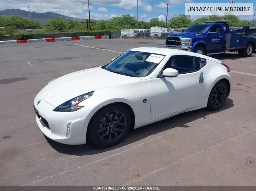 2020 Nissan 370Z 7-Speed Automatic VIN: JN1AZ4EH9LM820867 Lot: 39706233