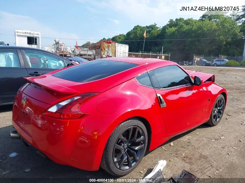 JN1AZ4EH6LM820745 2020 Nissan 370Z 7-Speed Automatic/Base 6-Speed Manual/Nismo 6-Speed Manual/Nismo 7-Speed Automatic