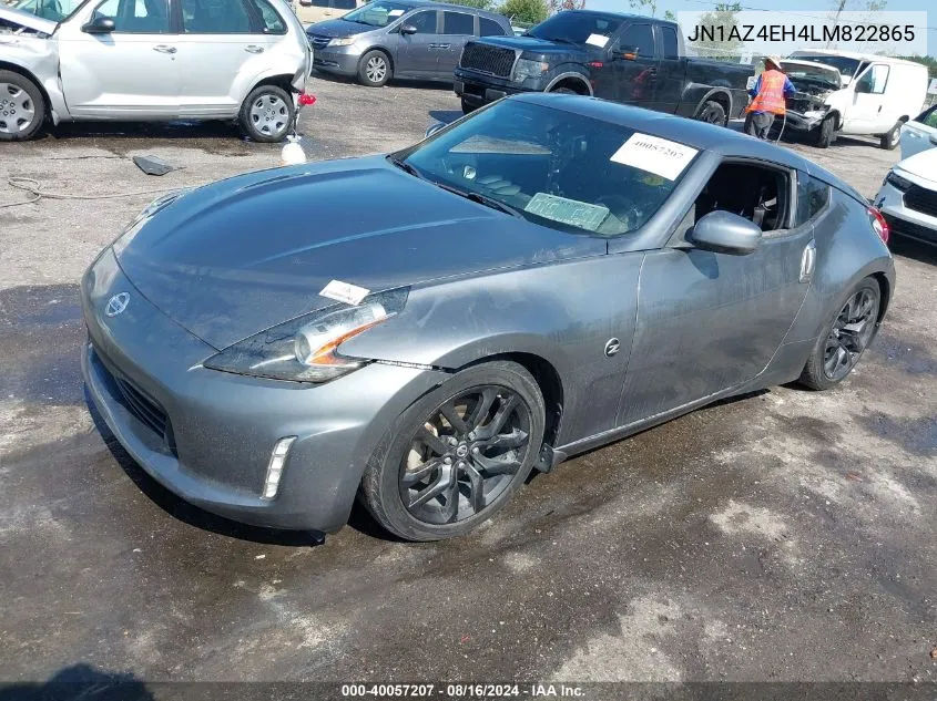 2020 Nissan 370Z 7-Speed Automatic VIN: JN1AZ4EH4LM822865 Lot: 40057207