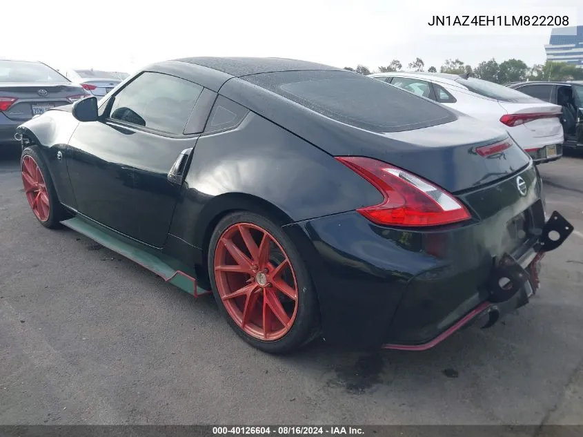 JN1AZ4EH1LM822208 2020 Nissan 370Z Base 6-Speed Manual