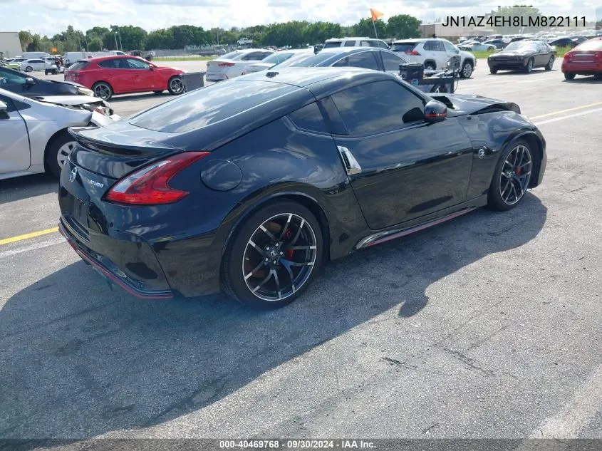 JN1AZ4EH8LM822111 2020 Nissan 370Z Nismo 6-Speed Manual