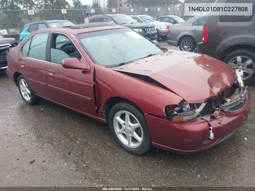 1N4DL01D81C227808 2001 Nissan Altima Se