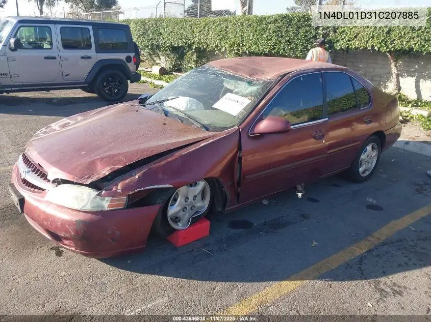 1N4DL01D31C207885 2001 Nissan Altima Gxe