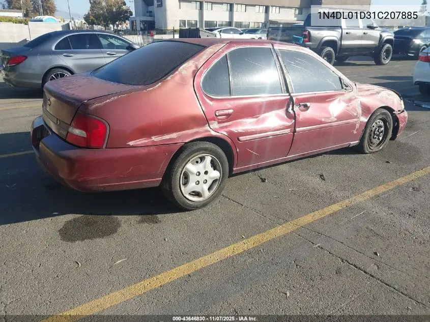 1N4DL01D31C207885 2001 Nissan Altima Gxe