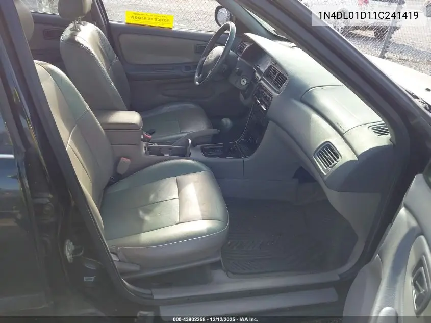1N4DL01D11C241419 2001 Nissan Altima Gxe