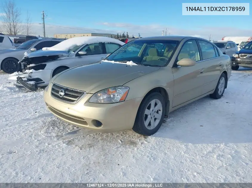 1N4AL11DX2C178959 2002 Nissan Altima 2.5 Base/2.5 S/2.5 Sl