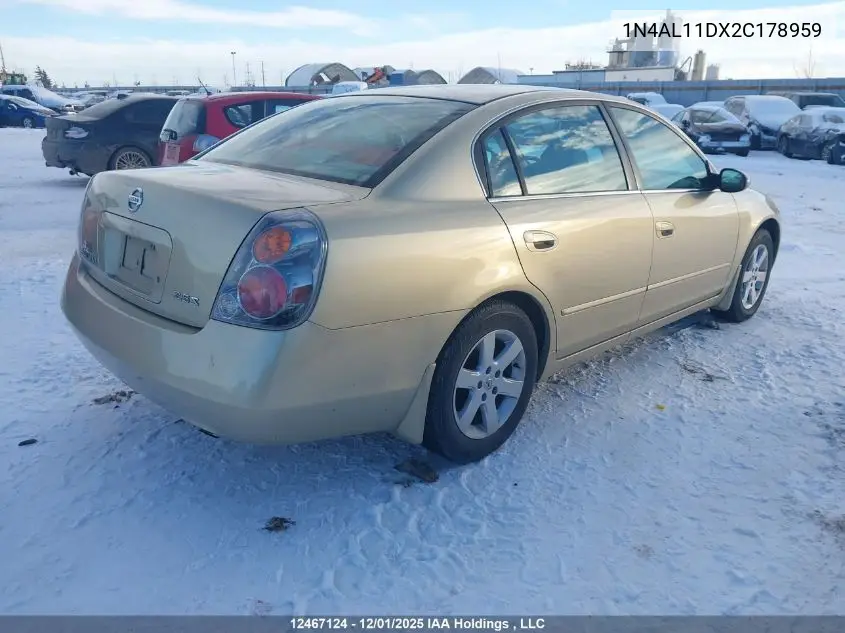 1N4AL11DX2C178959 2002 Nissan Altima 2.5 Base/2.5 S/2.5 Sl