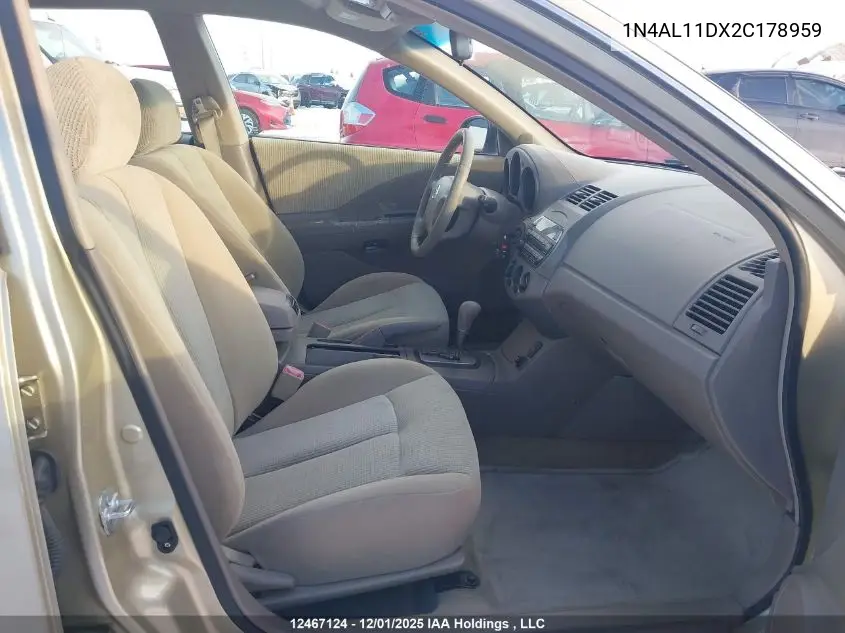 1N4AL11DX2C178959 2002 Nissan Altima 2.5 Base/2.5 S/2.5 Sl