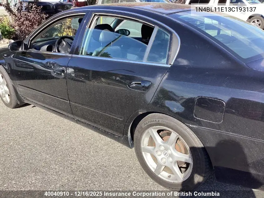 1N4BL11E13C193137 2003 Nissan Altima Se