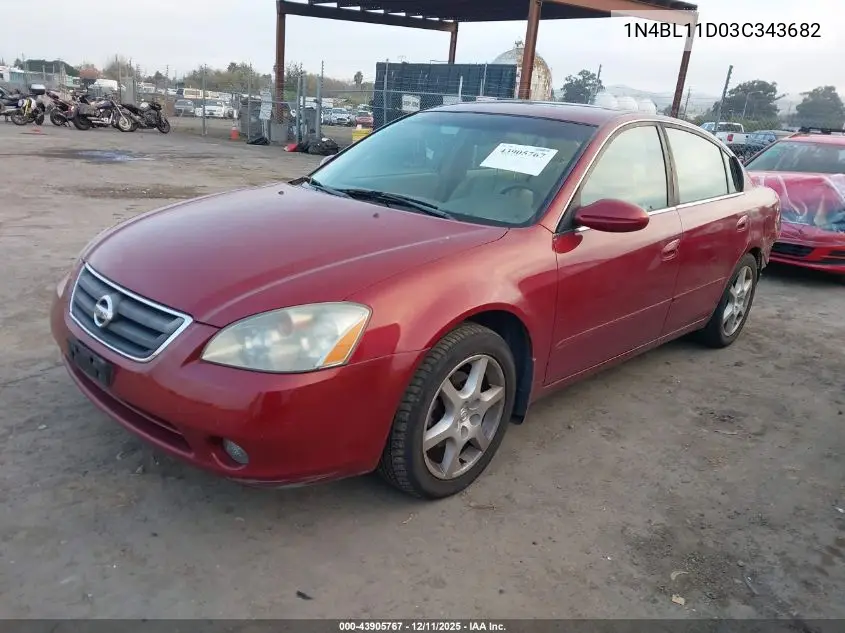 1N4BL11D03C343682 2003 Nissan Altima 3.5 Se