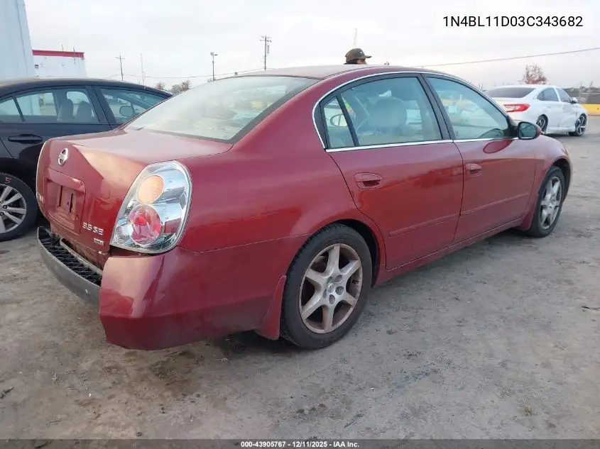 1N4BL11D03C343682 2003 Nissan Altima 3.5 Se