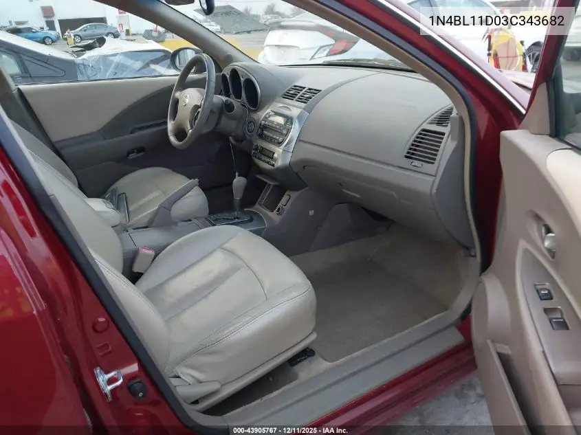 1N4BL11D03C343682 2003 Nissan Altima 3.5 Se