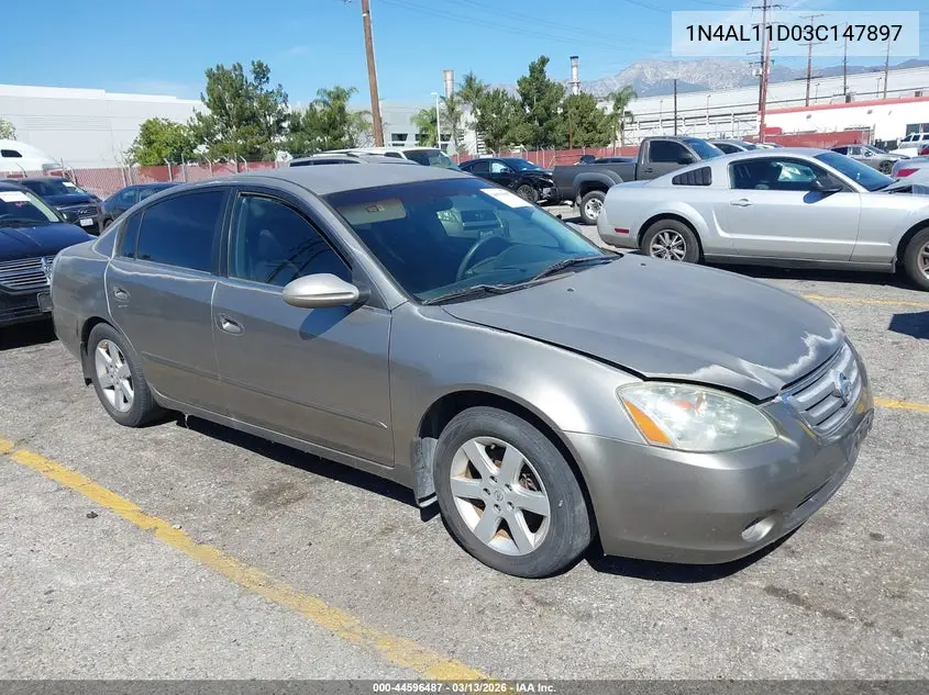2003 Nissan Altima 2.5 S VIN: 1N4AL11D03C147897 Lot: 44596487