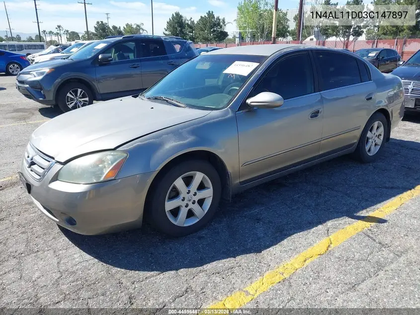2003 Nissan Altima 2.5 S VIN: 1N4AL11D03C147897 Lot: 44596487