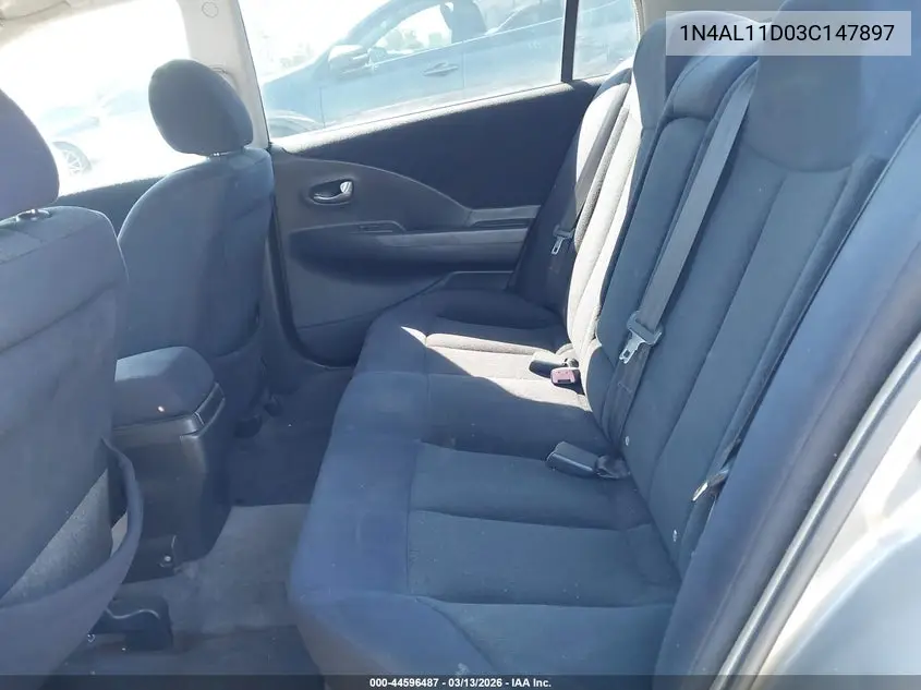 2003 Nissan Altima 2.5 S VIN: 1N4AL11D03C147897 Lot: 44596487