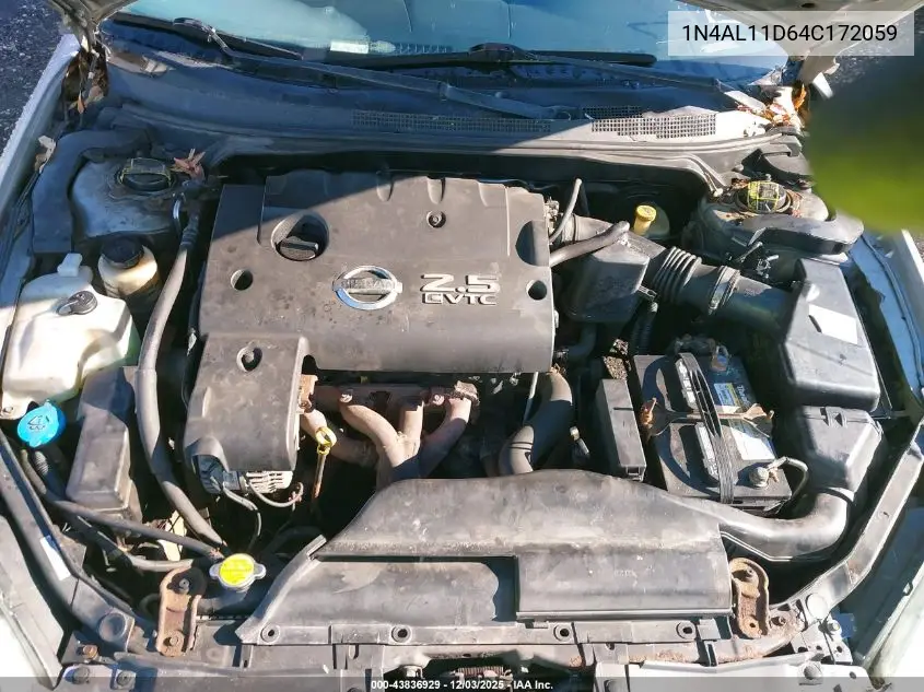 1N4AL11D64C172059 2004 Nissan Altima 2.5 S