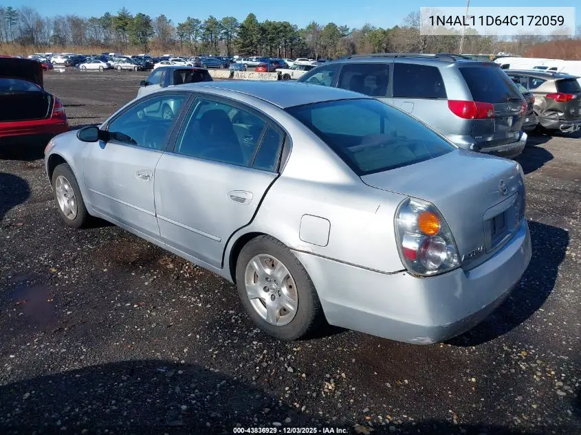 1N4AL11D64C172059 2004 Nissan Altima 2.5 S