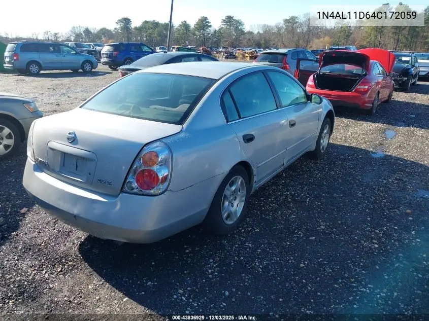 1N4AL11D64C172059 2004 Nissan Altima 2.5 S