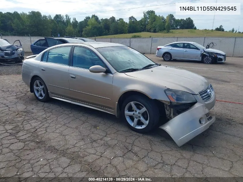 2005 Nissan Altima 3.5 Se VIN: 1N4BL11D55N429545 Lot: 40214139