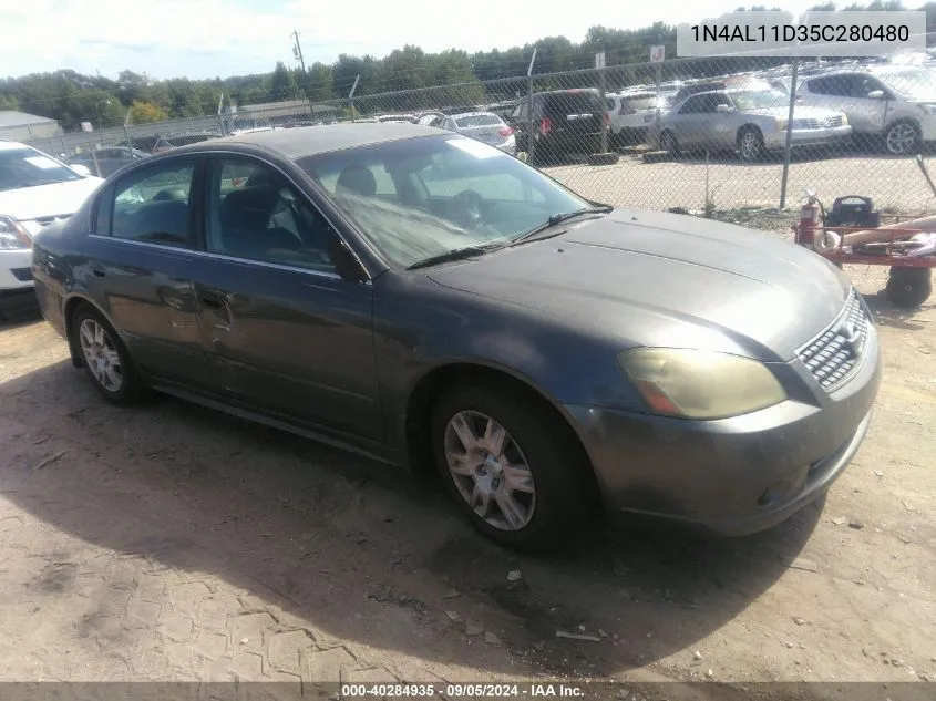 2005 Nissan Altima 2.5 S VIN: 1N4AL11D35C280480 Lot: 40284935