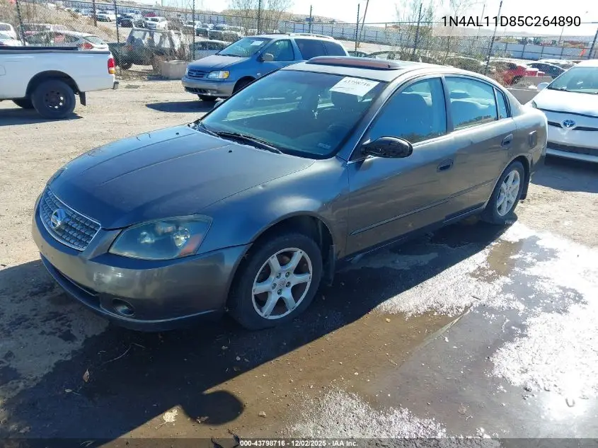 1N4AL11D85C264890 2005 Nissan Altima 2.5 S
