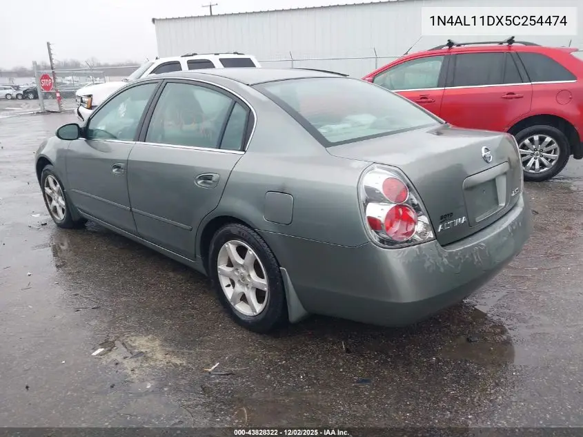 1N4AL11DX5C254474 2005 Nissan Altima 2.5 S