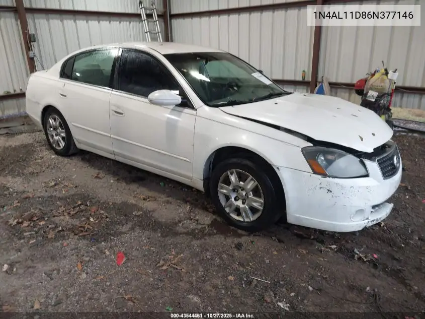 1N4AL11D86N377146 2006 Nissan Altima 2.5 S