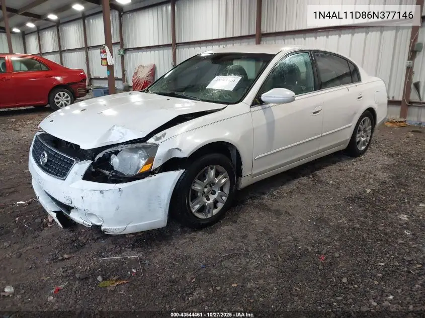1N4AL11D86N377146 2006 Nissan Altima 2.5 S