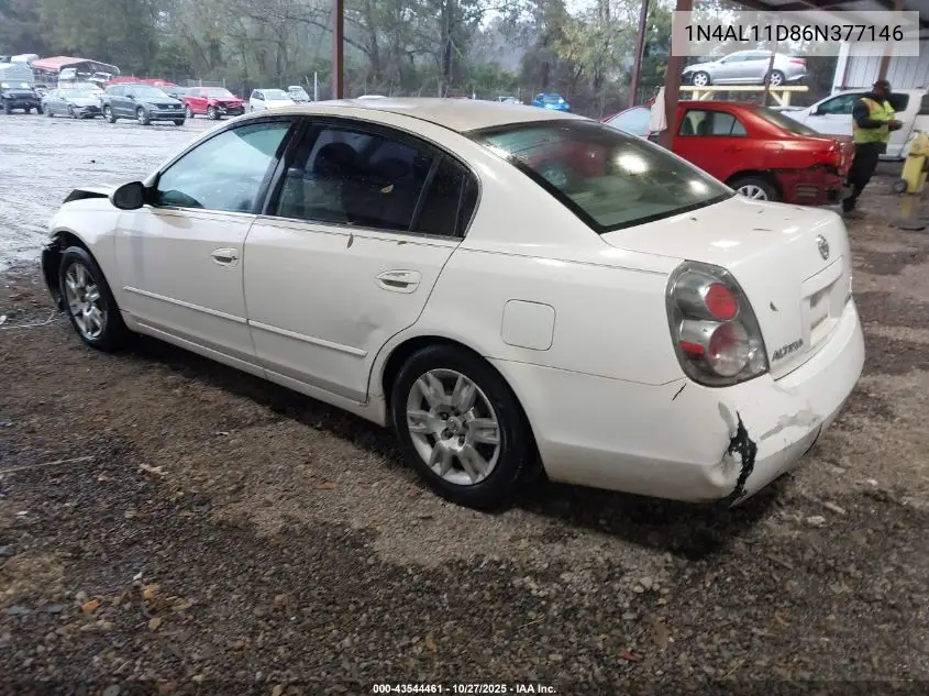 1N4AL11D86N377146 2006 Nissan Altima 2.5 S