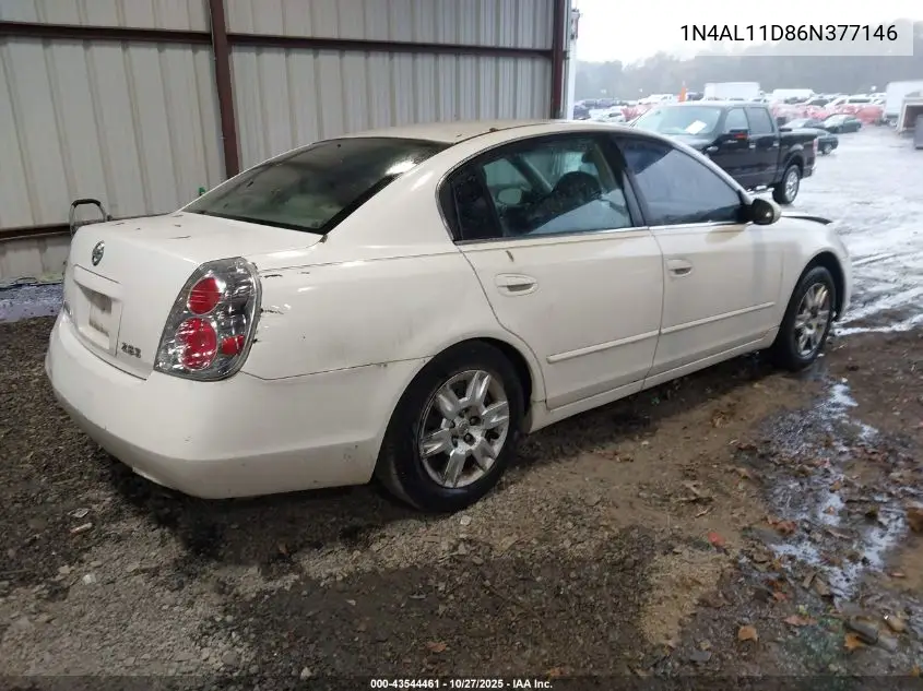 1N4AL11D86N377146 2006 Nissan Altima 2.5 S