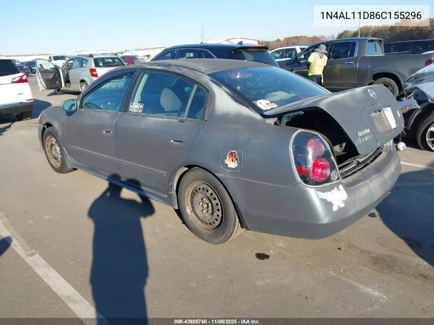 1N4AL11D86C155296 2006 Nissan Altima 2.5 S