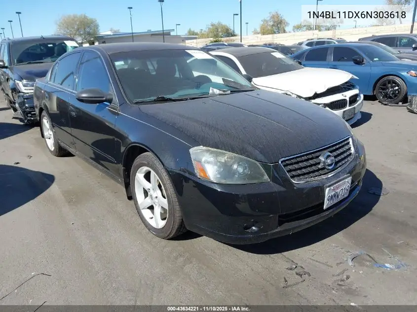 1N4BL11DX6N303618 2006 Nissan Altima 3.5 Se
