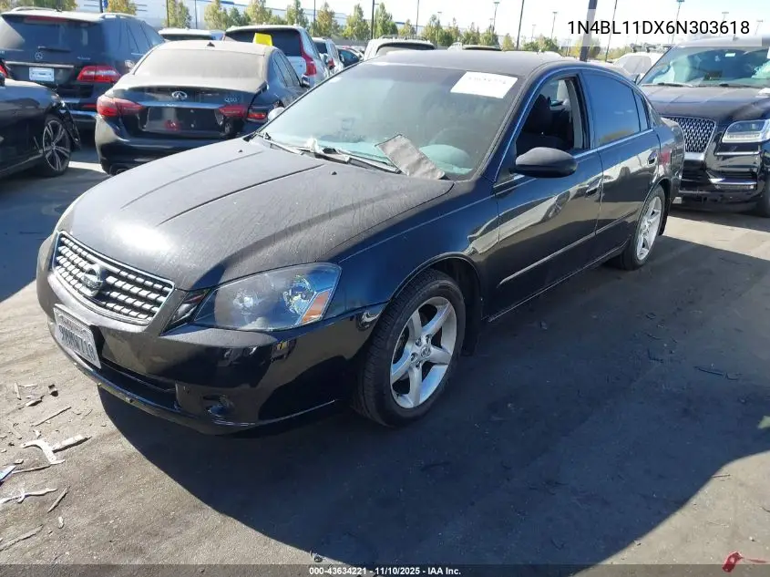 1N4BL11DX6N303618 2006 Nissan Altima 3.5 Se