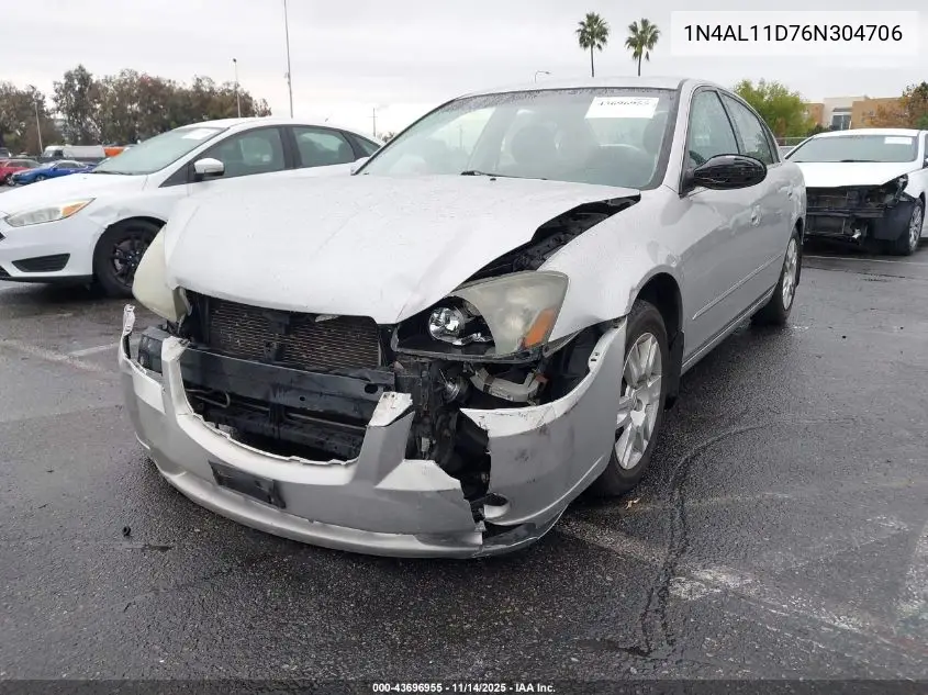 1N4AL11D76N304706 2006 Nissan Altima 2.5 S