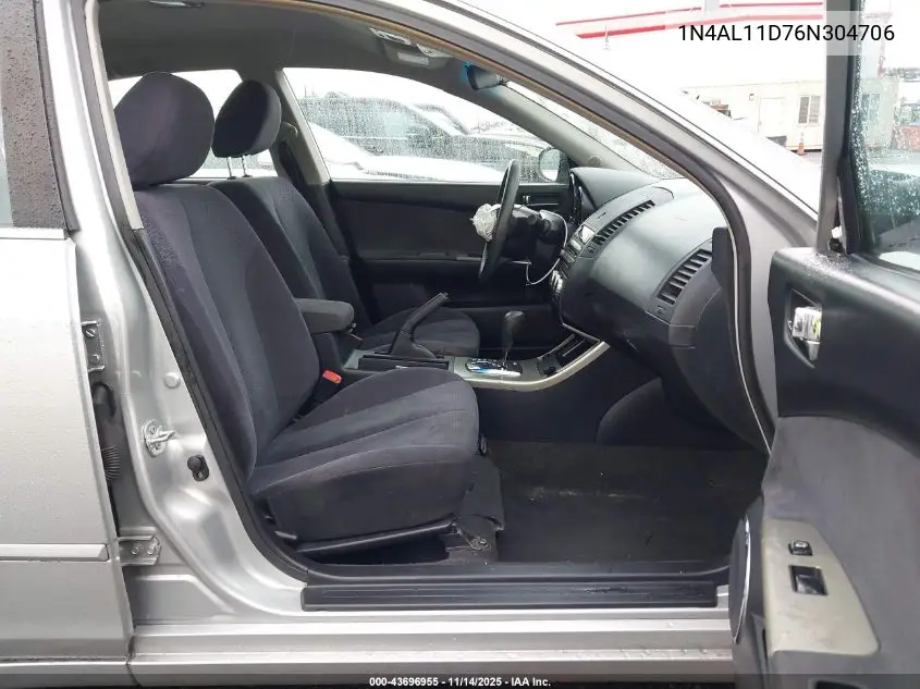 1N4AL11D76N304706 2006 Nissan Altima 2.5 S