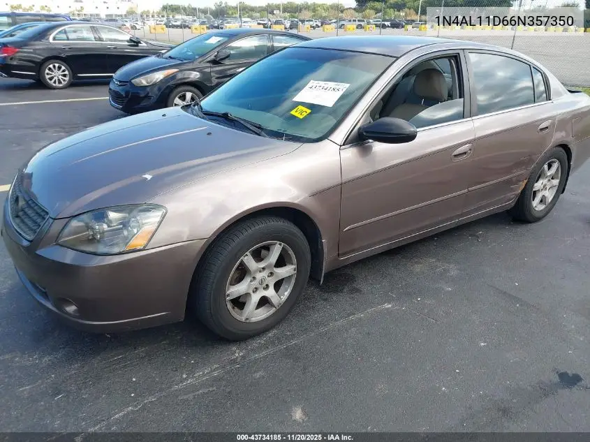 1N4AL11D66N357350 2006 Nissan Altima 2.5 S