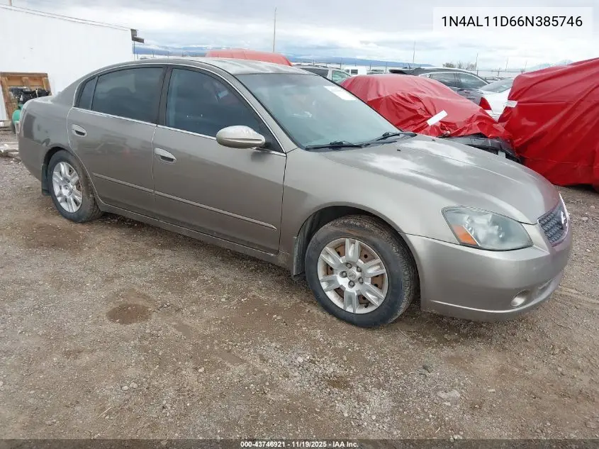 1N4AL11D66N385746 2006 Nissan Altima 2.5 S