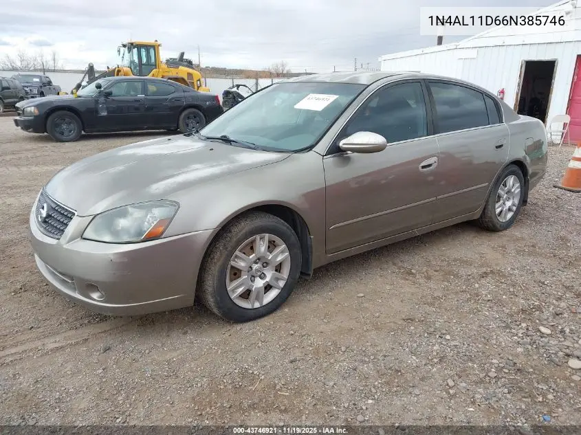 1N4AL11D66N385746 2006 Nissan Altima 2.5 S