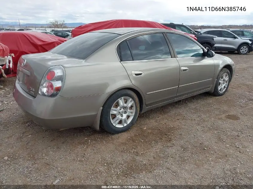 1N4AL11D66N385746 2006 Nissan Altima 2.5 S