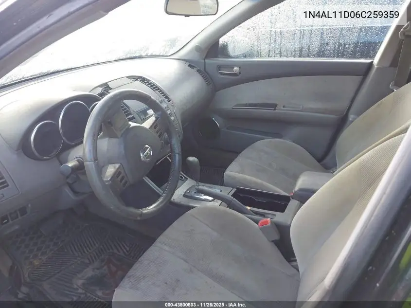 1N4AL11D06C259359 2006 Nissan Altima 2.5 S