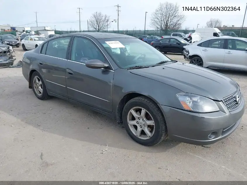 1N4AL11D66N302364 2006 Nissan Altima 2.5 S
