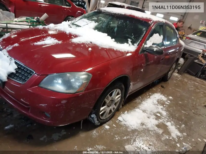 1N4AL11D06N353195 2006 Nissan Altima 2.5 S