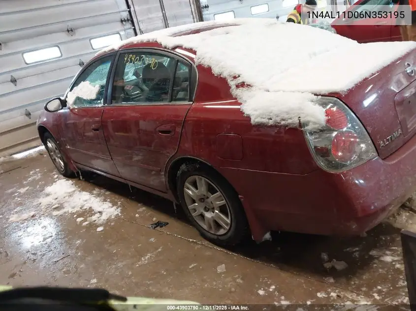 1N4AL11D06N353195 2006 Nissan Altima 2.5 S