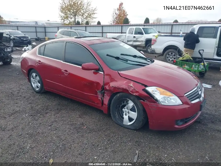 1N4AL21E07N462661 2007 Nissan Altima 2.5 S