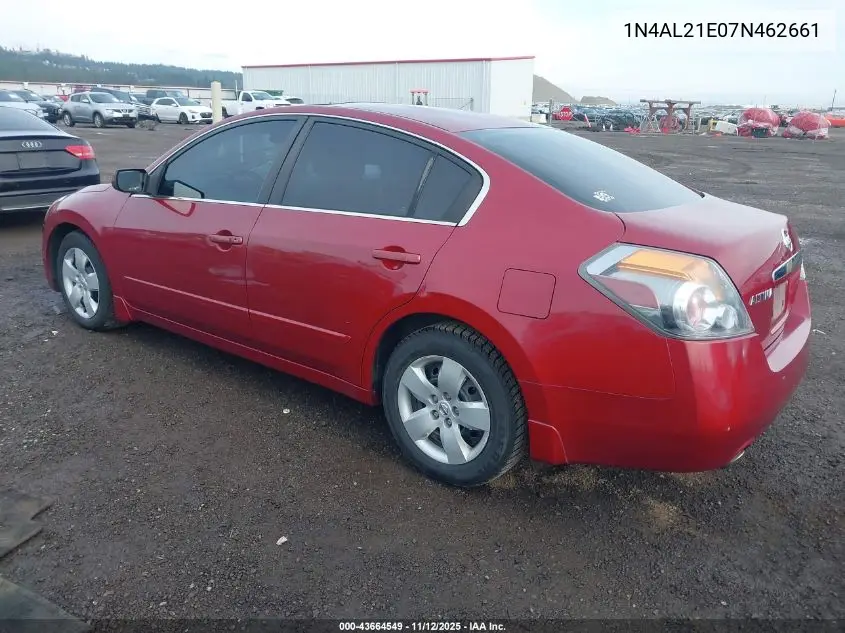 1N4AL21E07N462661 2007 Nissan Altima 2.5 S