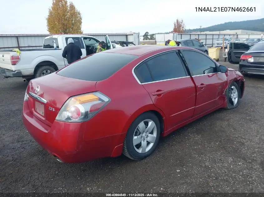 1N4AL21E07N462661 2007 Nissan Altima 2.5 S