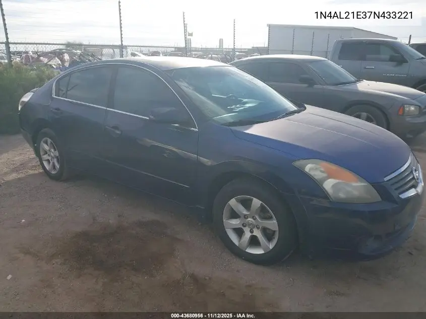 1N4AL21E37N433221 2007 Nissan Altima 2.5 S